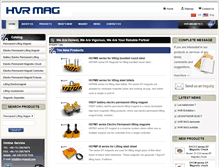 Tablet Screenshot of hvr-magnet.com